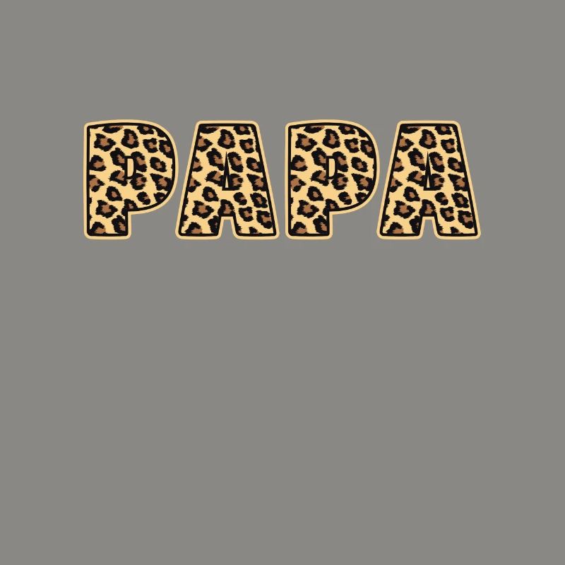 Papa Leopard Pattern Gift