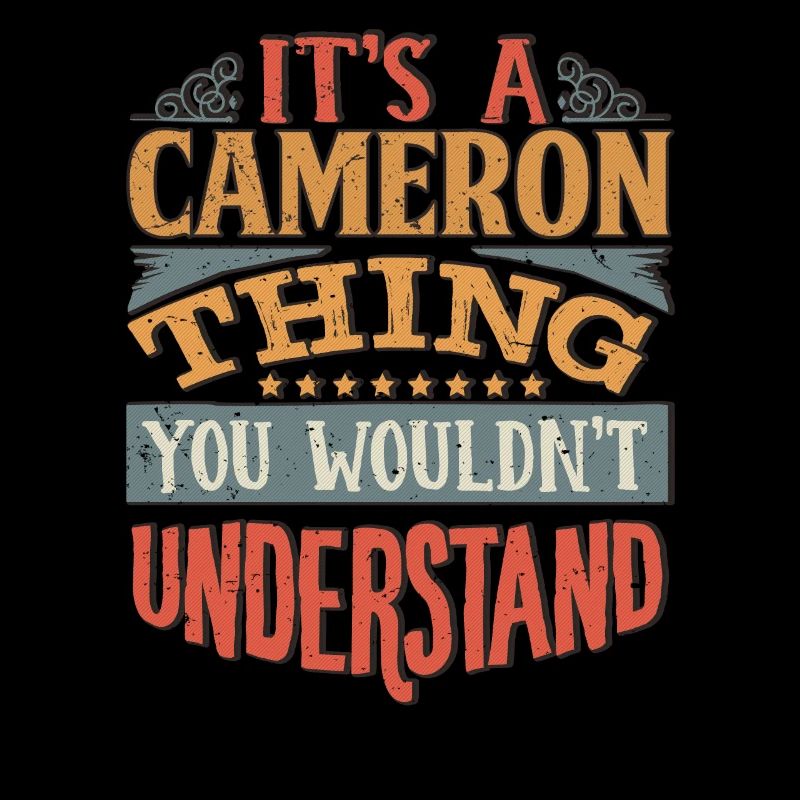 C’est une chose de Cameron que vous ne comprendriez pas -