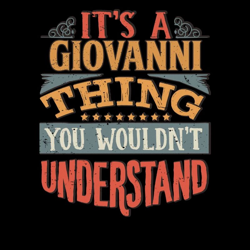 C’est une chose de Giovanni que vous ne comprendriez pas -