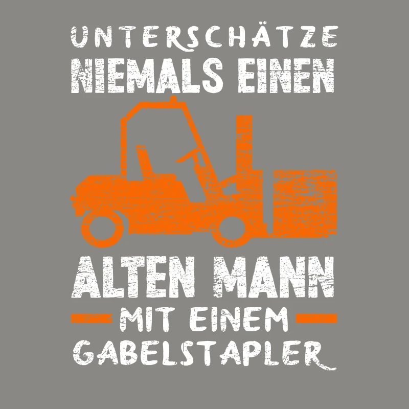 Staplerfahrer Alter Mann
