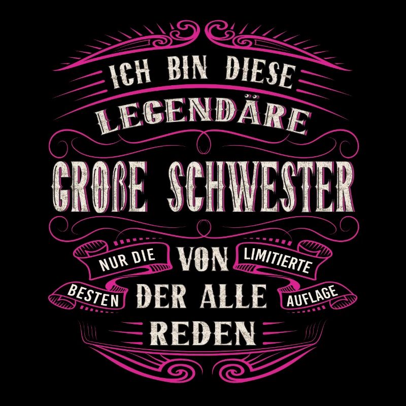Große Schwester Ich bin diese legendäre Schwester