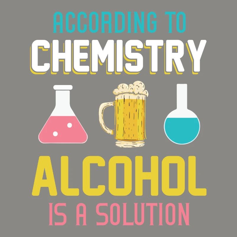 Selon la chimie, l’alcool est une solution