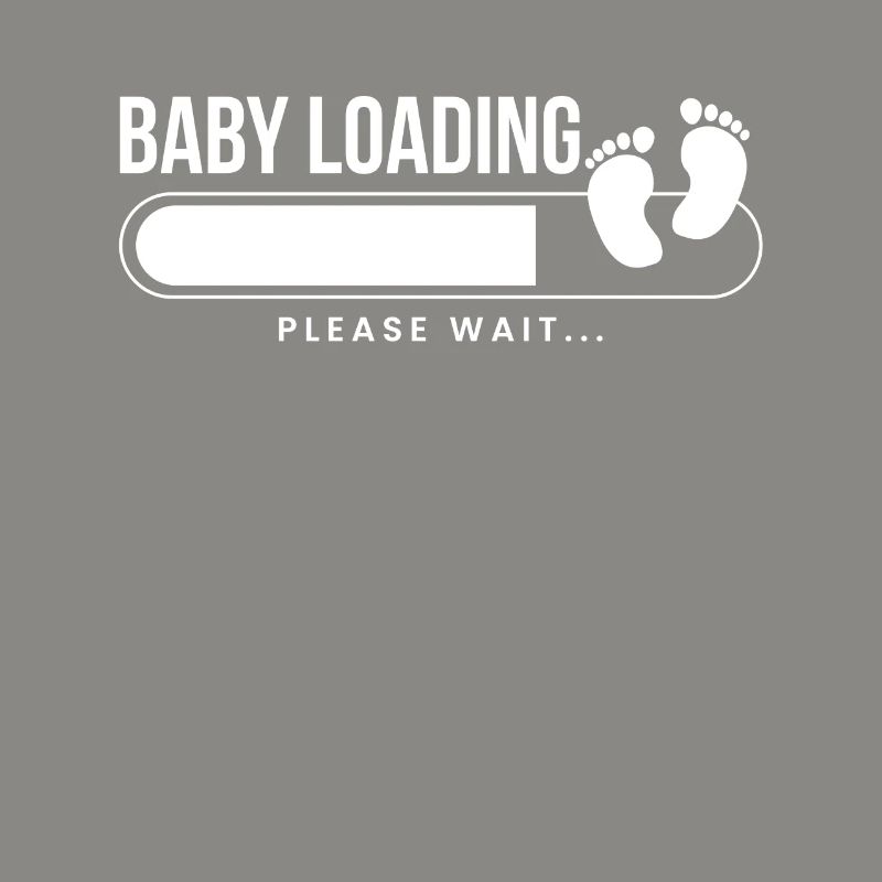 Baby Loading Geschenk Werdende Mutter