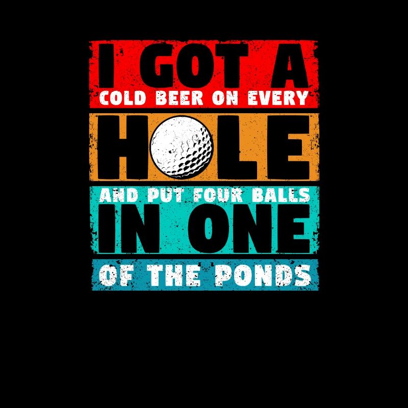 I got a hole in one fun golf golfer fan golf