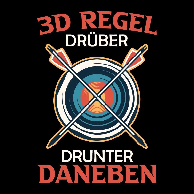 Drüber Drunter Daneben 3D Regel Bogenschießen