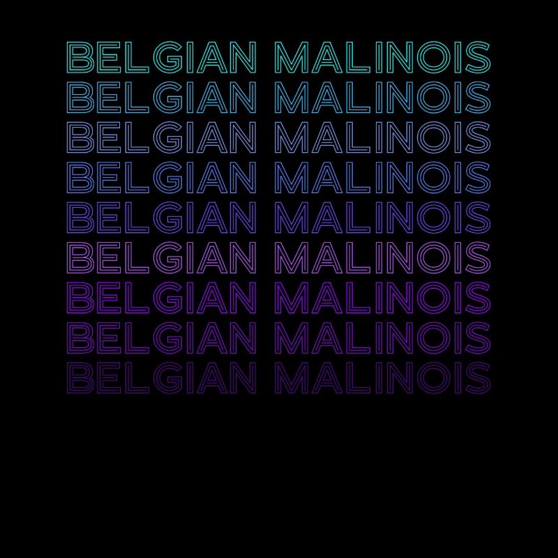 Belgian Malinois Retro