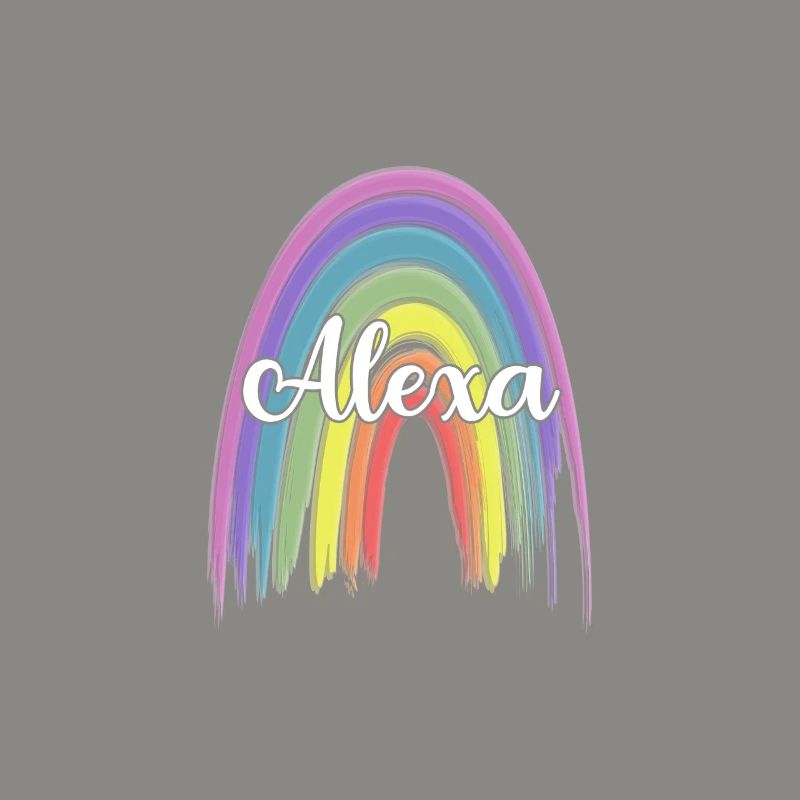ALEXA Rainbow Cursive