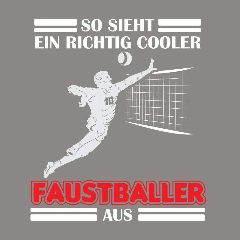 So sieht ein richtig cooler Faustballer Faustball