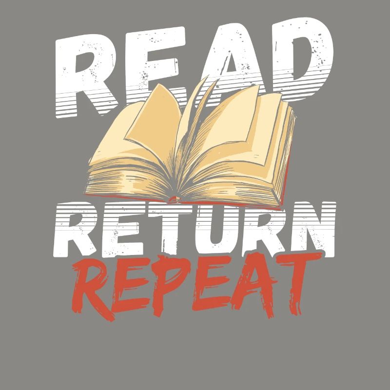 Read Return Repeat Librarian Library Book Lover