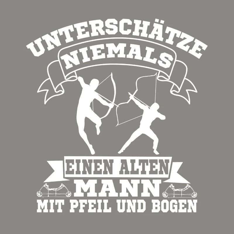 Pfeil und Bogen Bogenschütze Spruch Bogenschießen