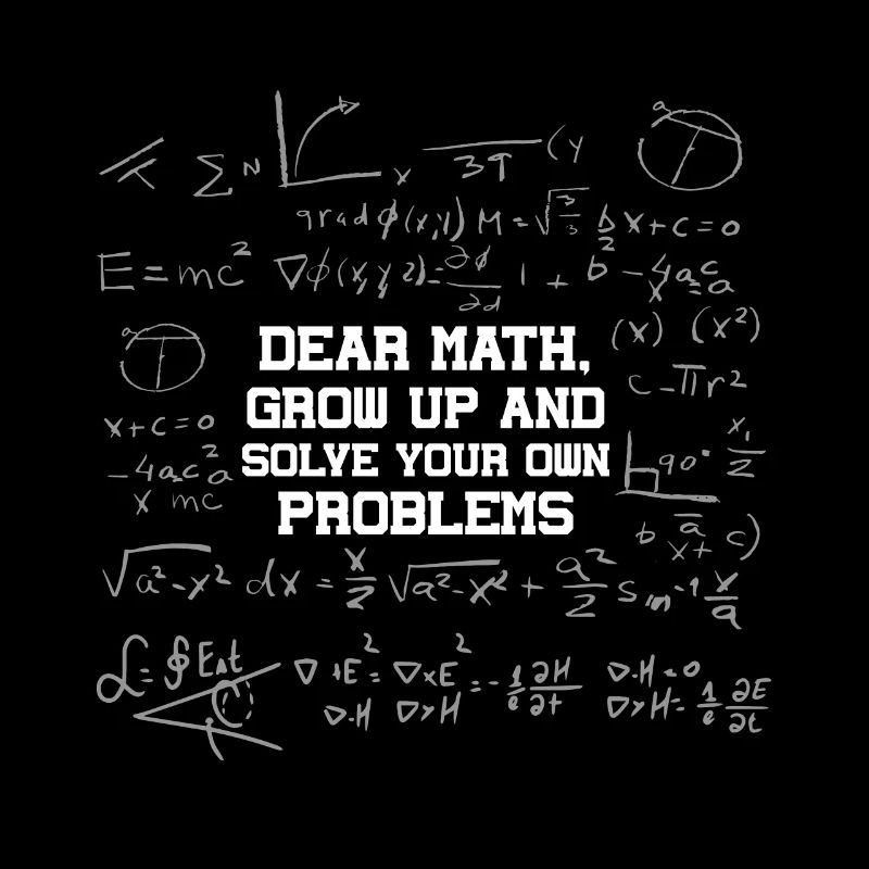 Love mathematics grows and solved funny