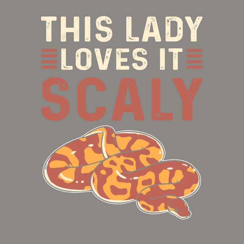 Cette dame l’aime écailleux. Roi Python