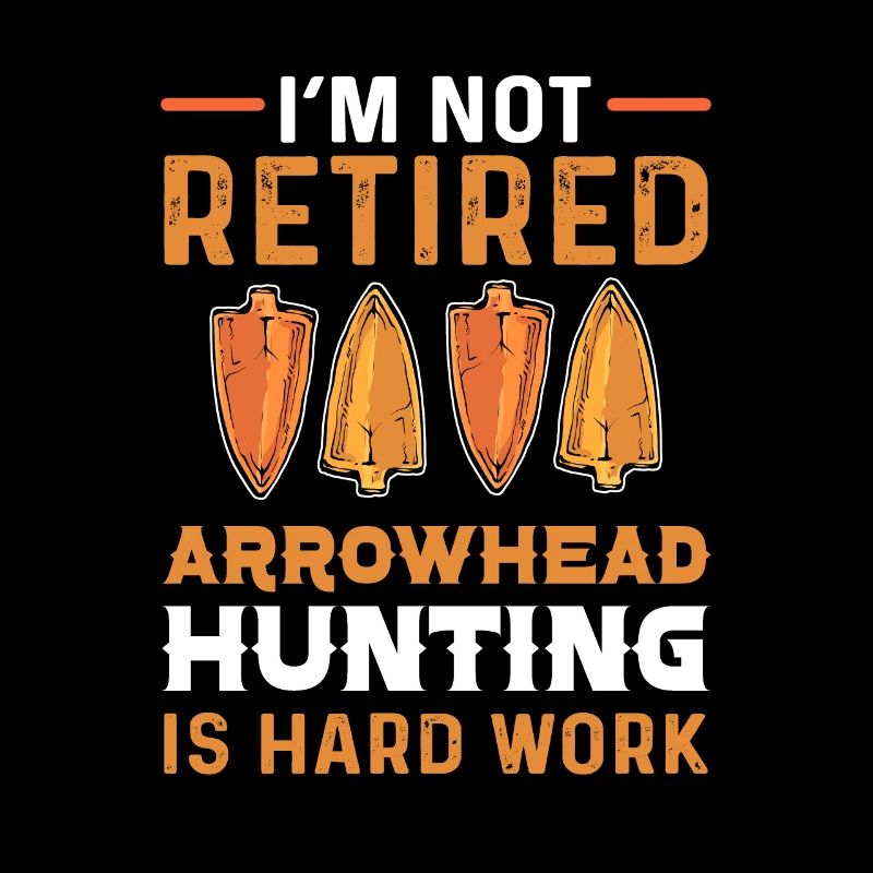 La chasse à la pointe de flèche est un travail difficile.