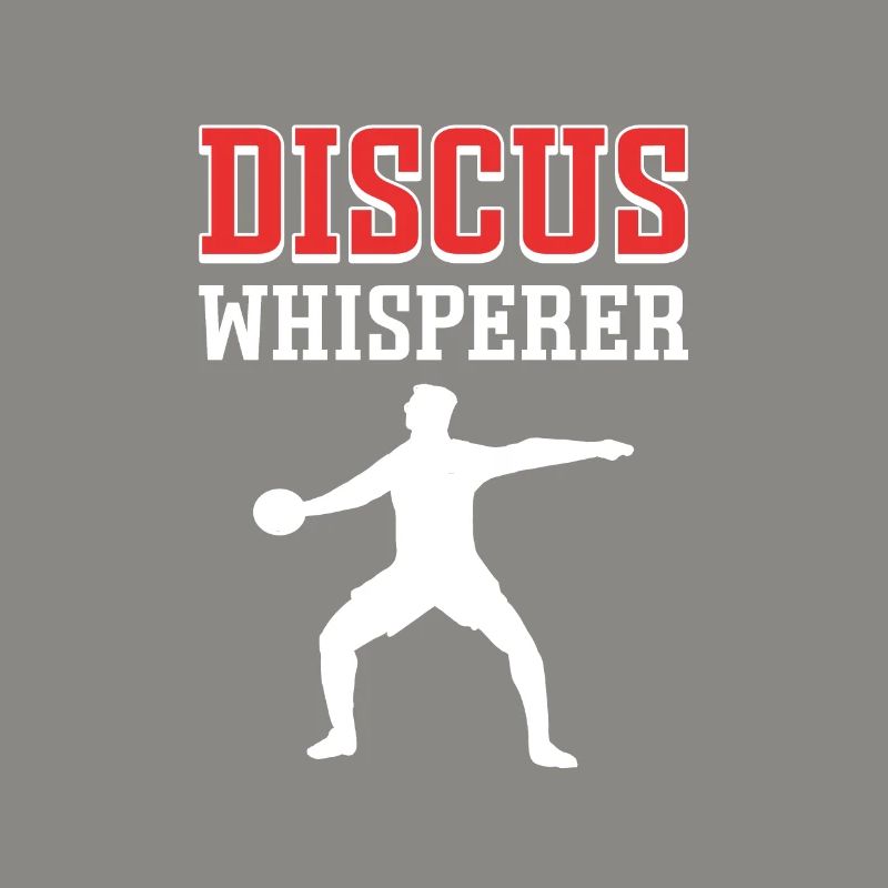 Diskusflüsterer. Diskus-werfer. Diskuswerfen