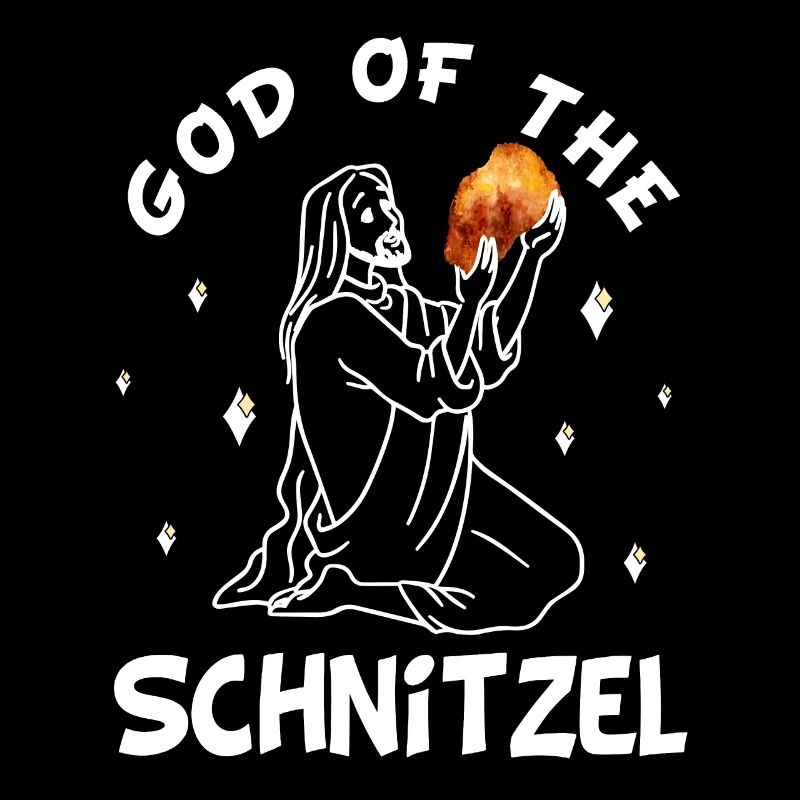 Dieu du Schnitzel - drôle de schnitzel