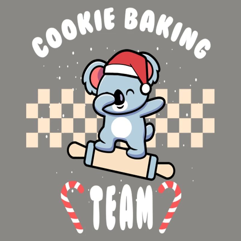 Équipe de cuisson des biscuits de Noël