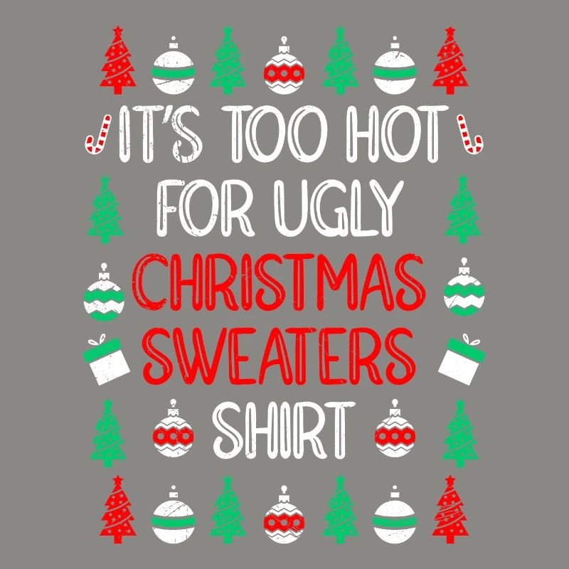 Trop chaud pour un pull de Noël moche