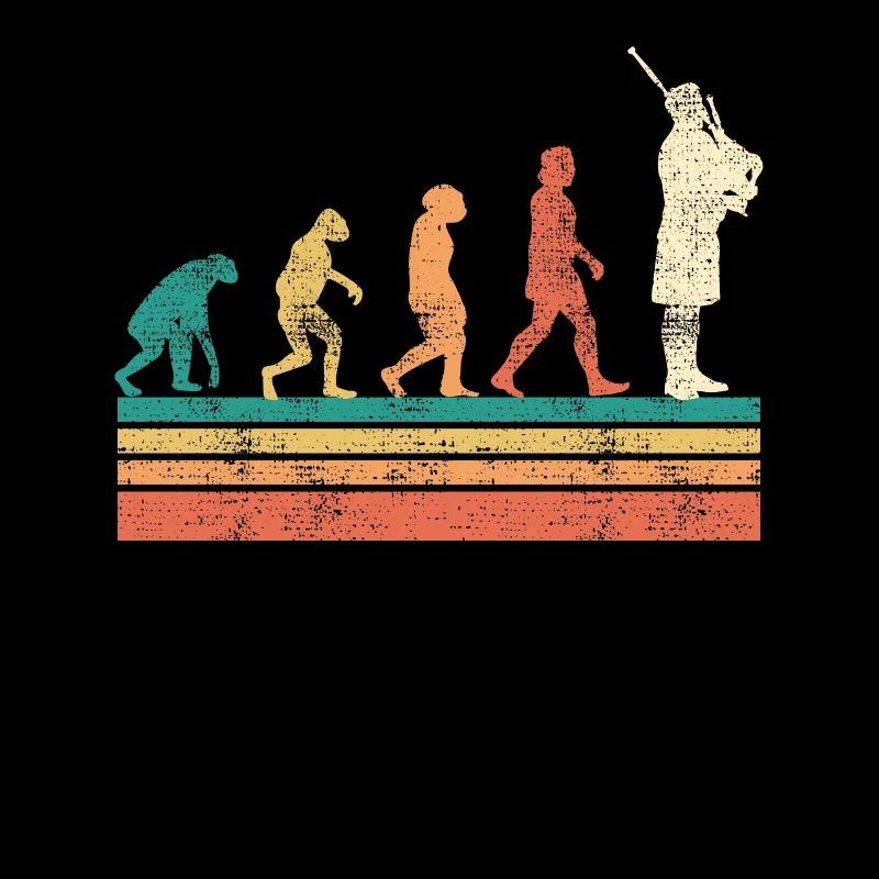Musiker Dudelsackspieler Evolution Dudelsack