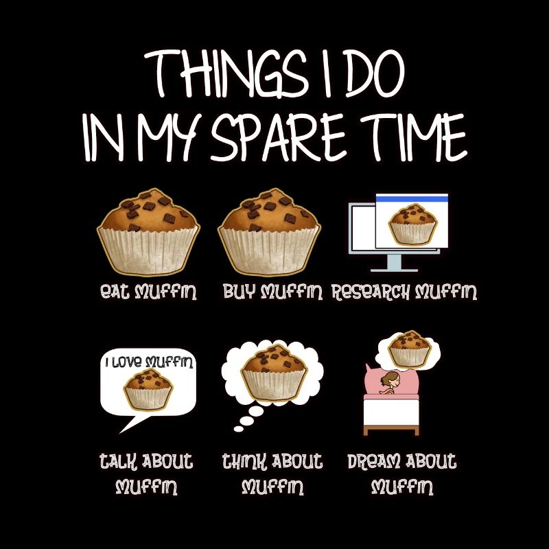 Ce que je fais pendant mon temps libre Muffin