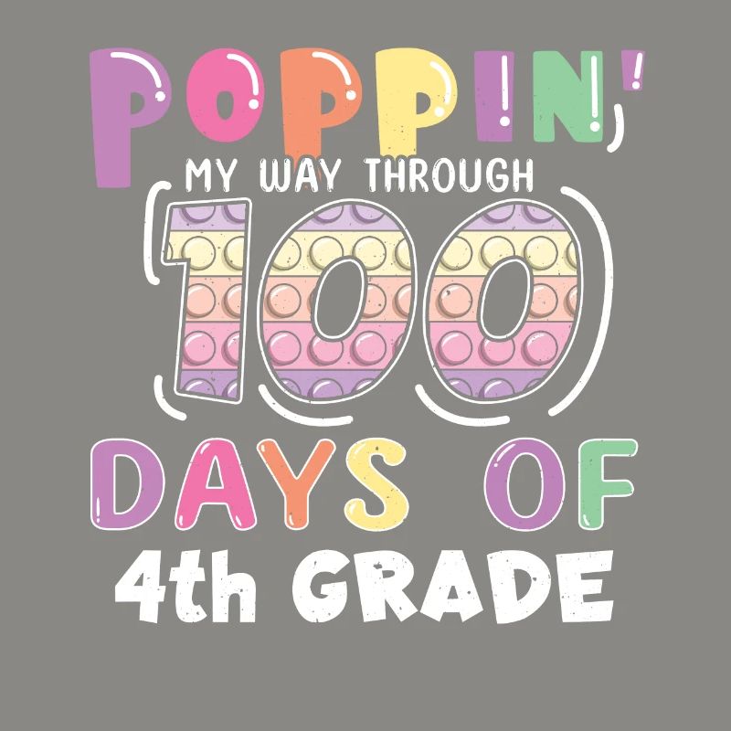 100. Tag 4. Klasse Pop Bubble 100 Tage Schule