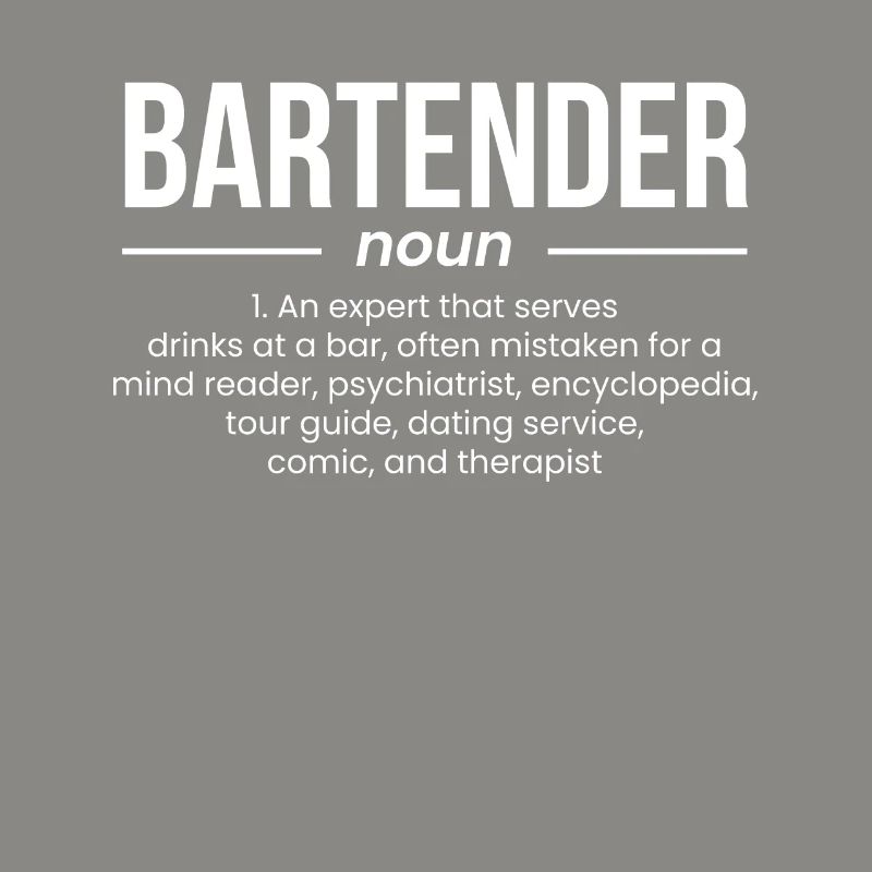 Bartender Definition Shirt Gift