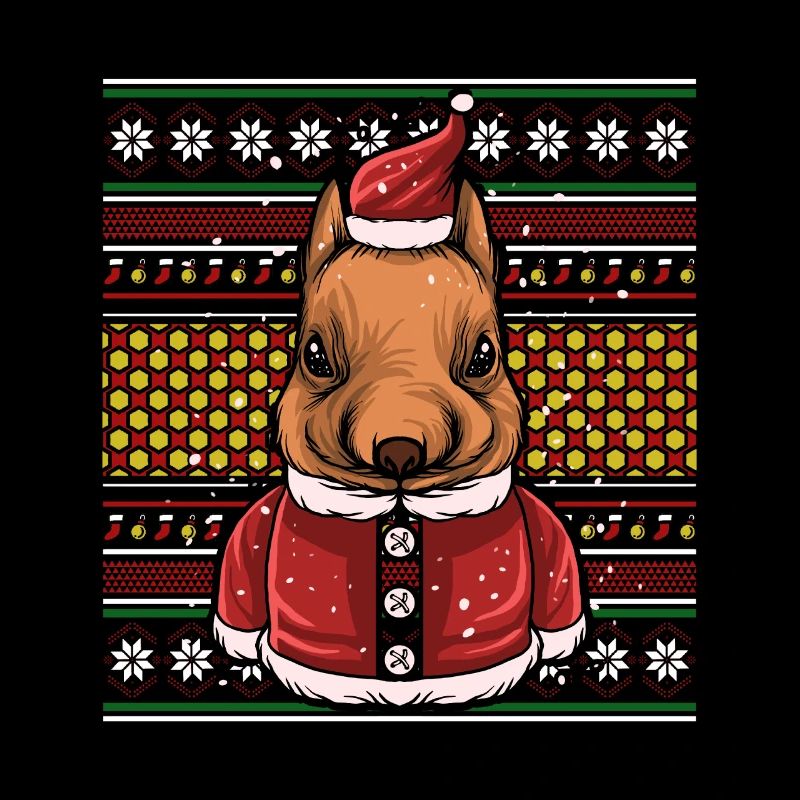 Pull de Noël moche Tshirt Chien de Noël