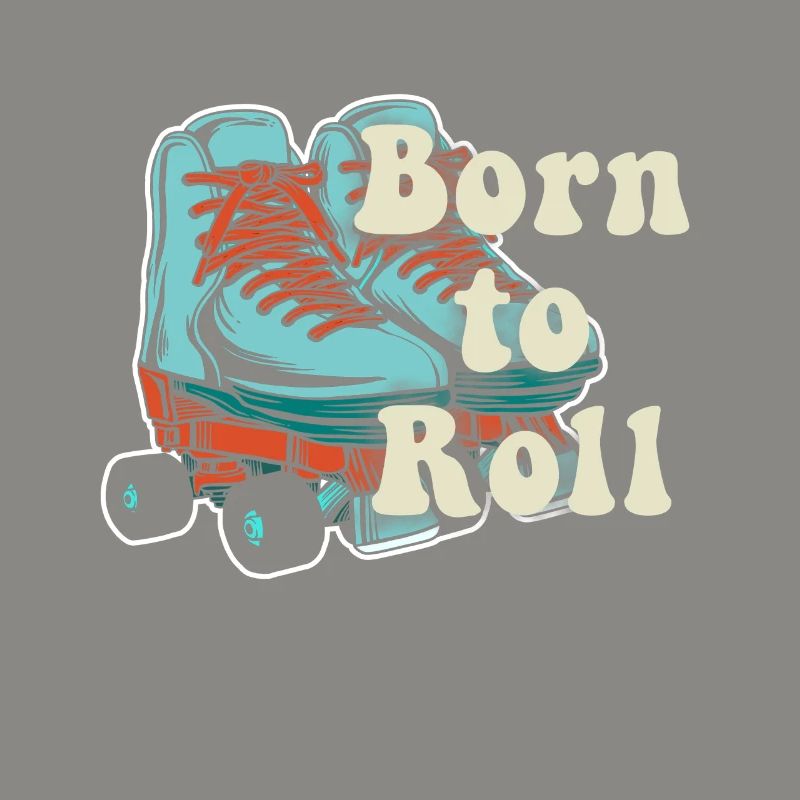 Inline Skate Geschenk Rollerskates Roller 70er