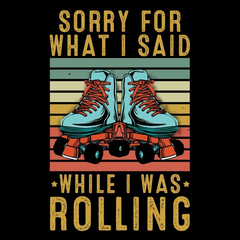 Inline Skate Geschenk Rollerskates Roller 70er