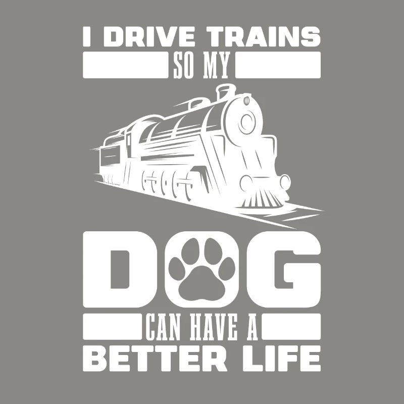 Engine driver train driver dog