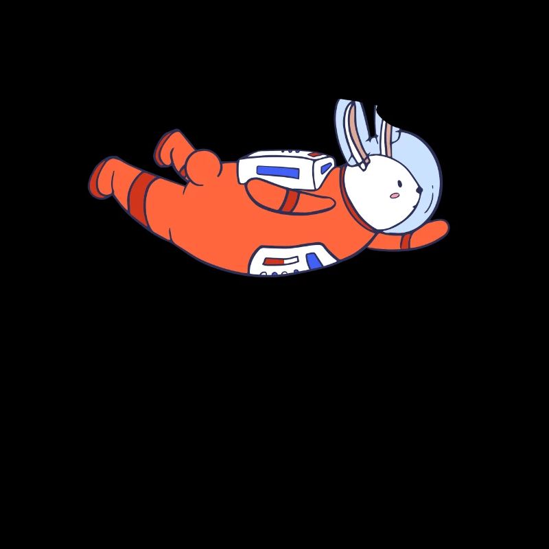 Rabbit Astronaut Space Science