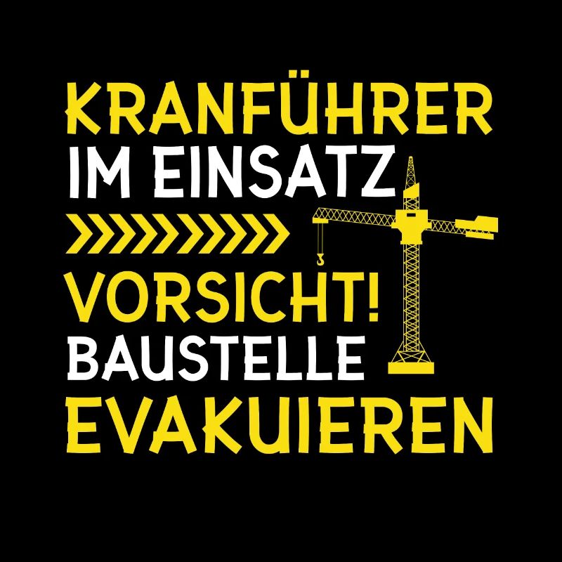 Kranführer Im Einsatz Kranfahrer Baustelle