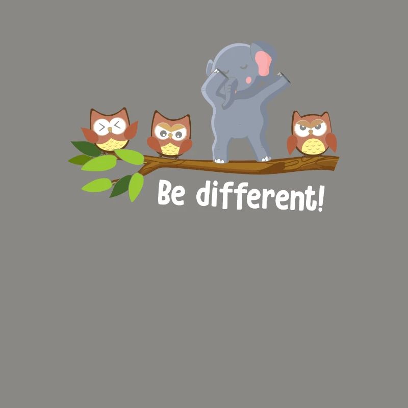Be Different Dabbing Elefant
