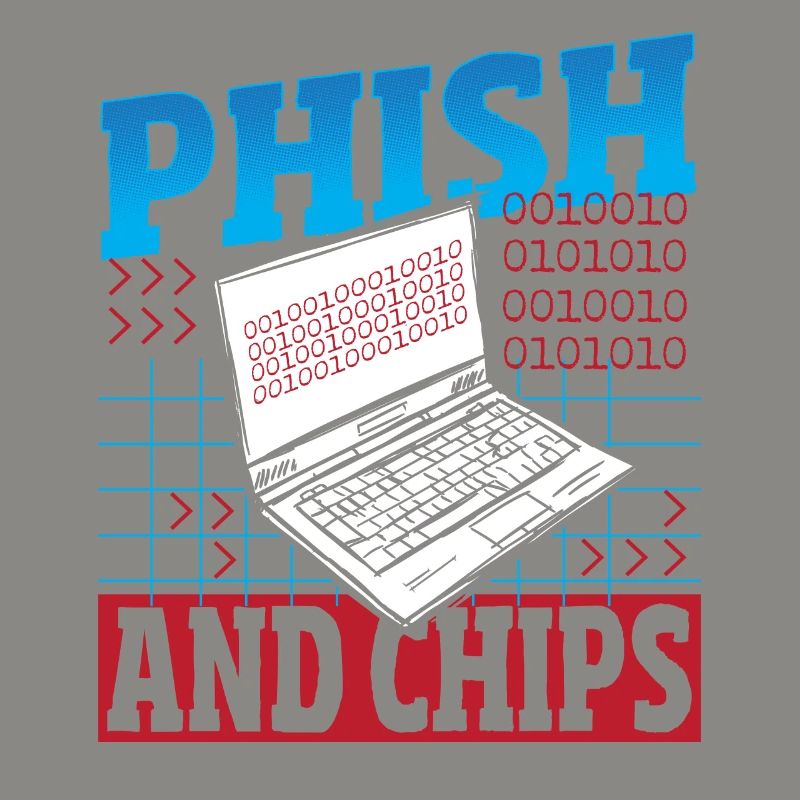 Phish and Chips Hacker Hacking Internet Network