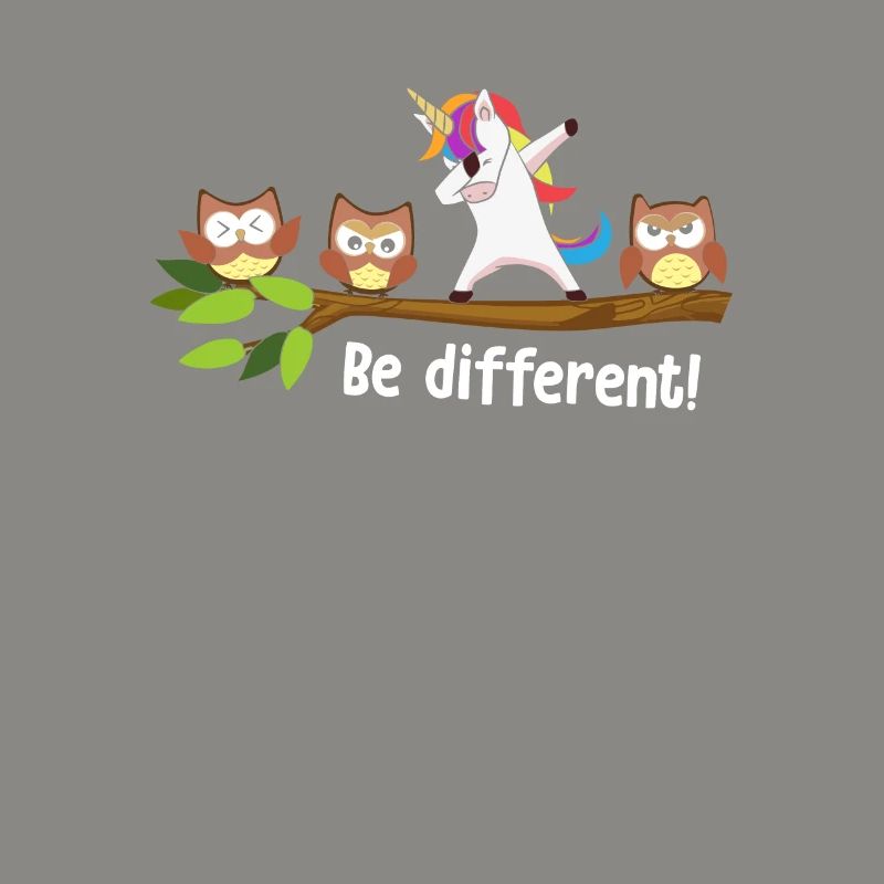 Be Different Dabbing Einhorn