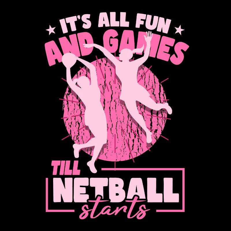 Funny Netball Player