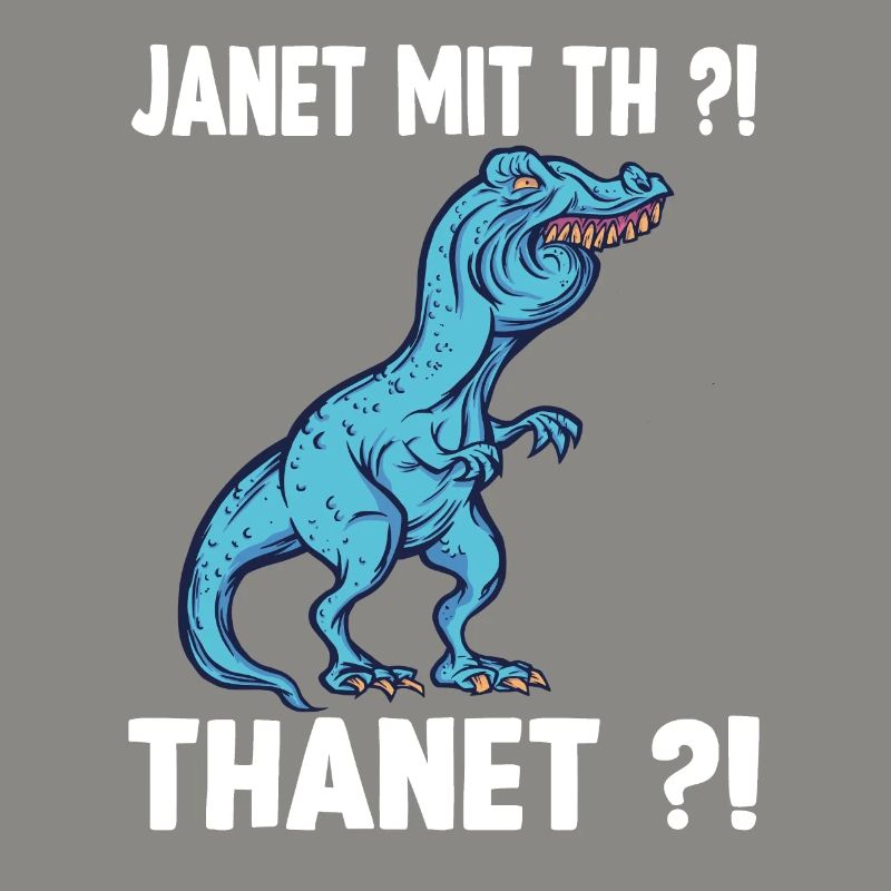 Janet oder Janeth T-Rex Überbiss Dinosaurier Meme