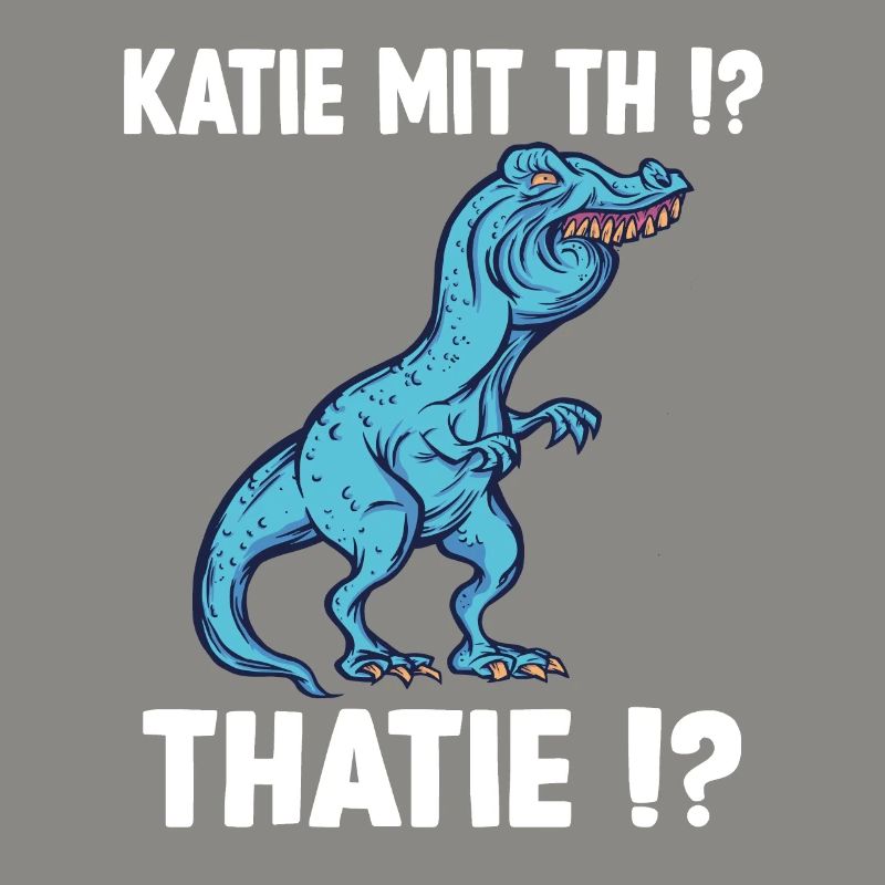 Katie oder Kathie T-Rex Überbiss Dinosaurier Meme