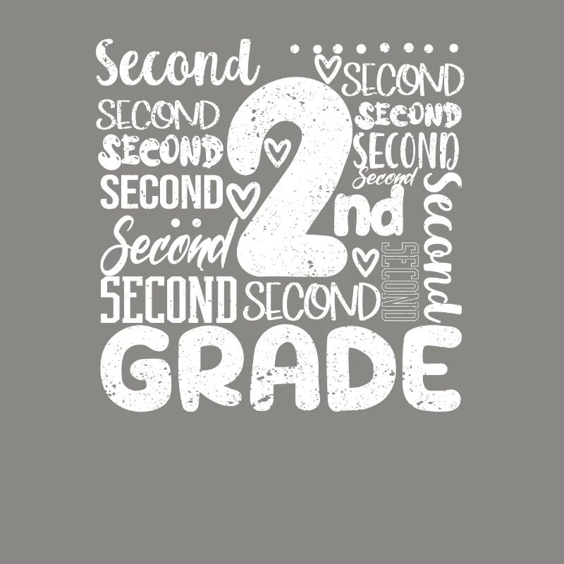 Tie Dye 2nd Grade Typography Team Teacher Second