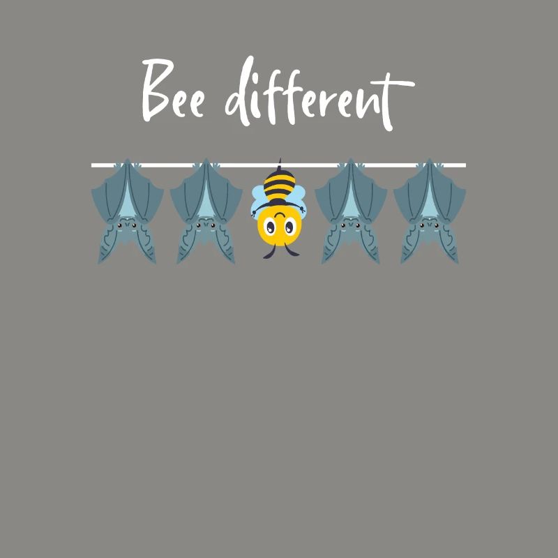 Bee Different Autism Hanging Bee With Bat Bee