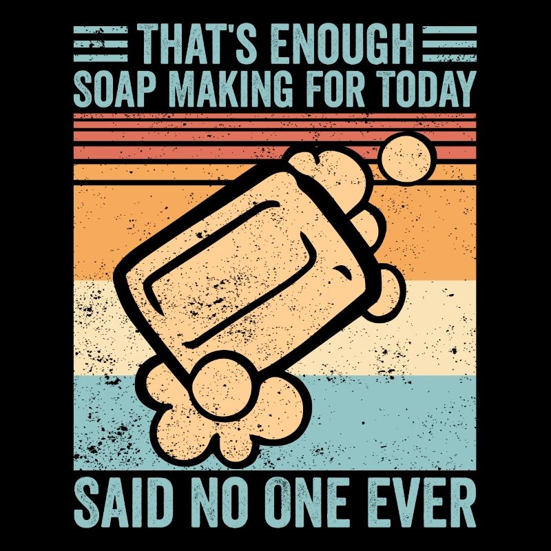 Funny soap making soap maker