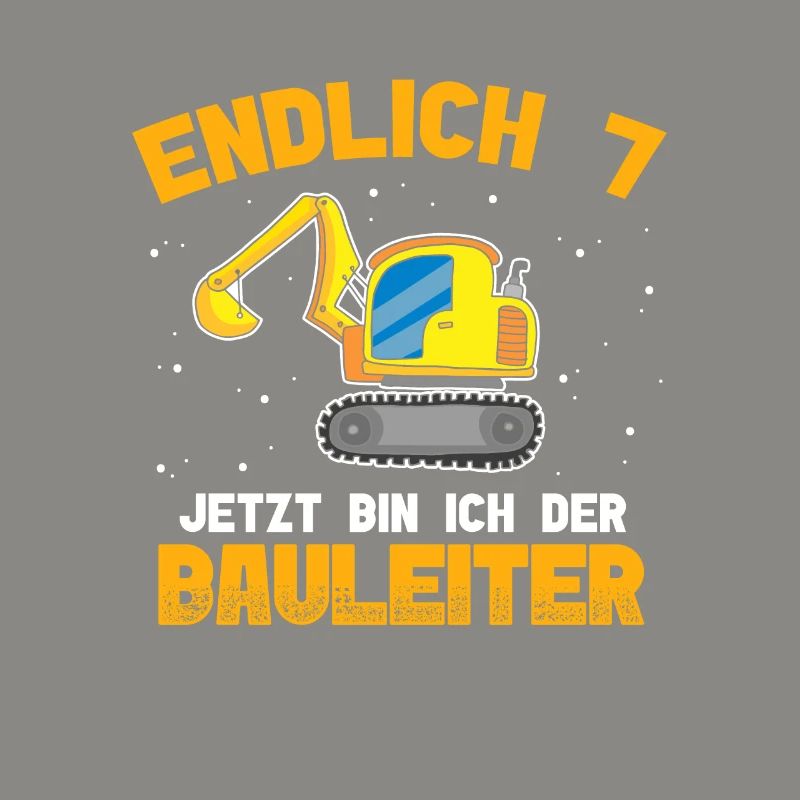 Endlich 7. Geburtstag Bagger Bauleiter
