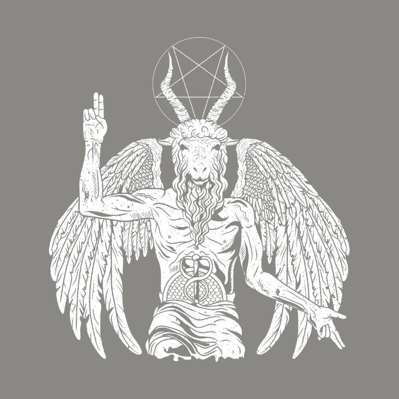 Devil Baphomet Chèvre gothique