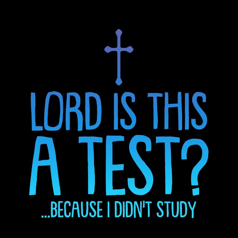 Lord Is This A Test, Because I Didn't Study 4