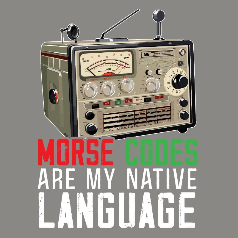 Ham Radio Operator Morse Code Radioactivity