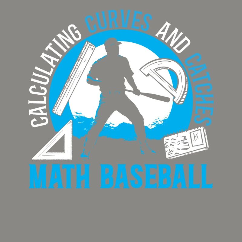 Baseball Math Lover Mathematician Baseball Player