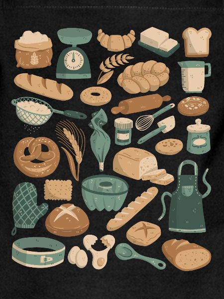 Backen & Bäckerei Doodles