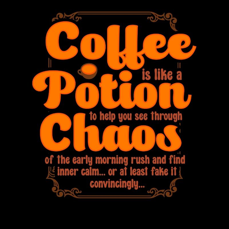 Coffee Is Like A Potion To Help You See Through