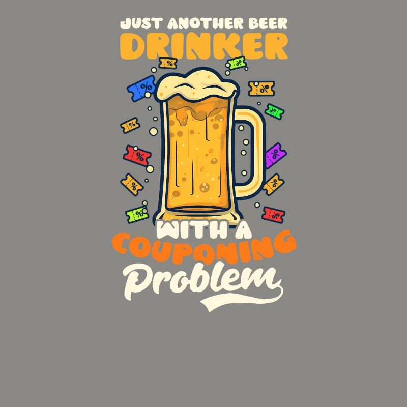 Couponer Biertrinker mit Couponing-Problem
