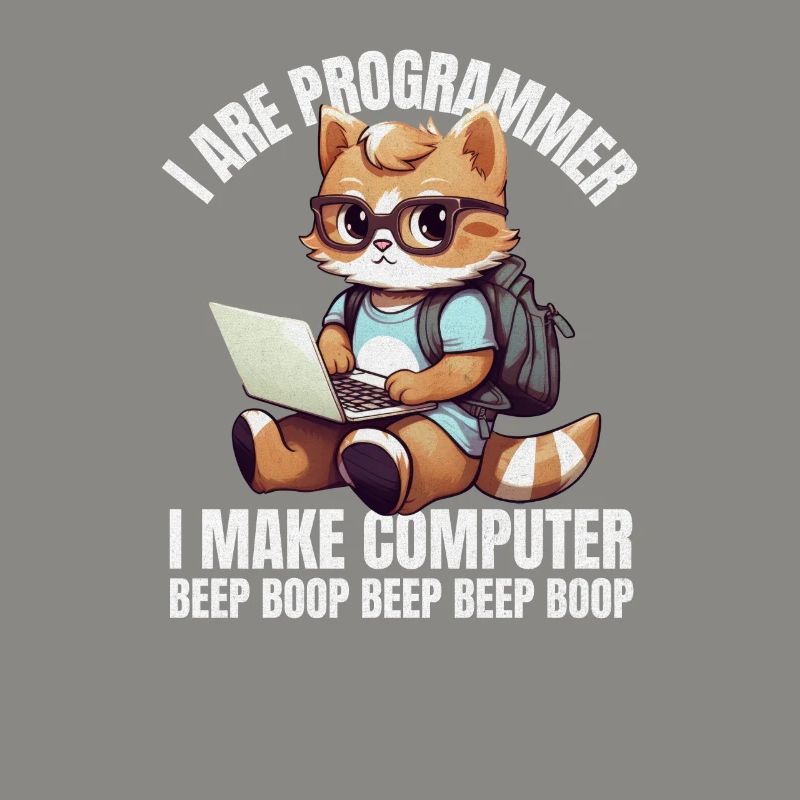 Ich bin Programmierer. Ich mache Computer Beep