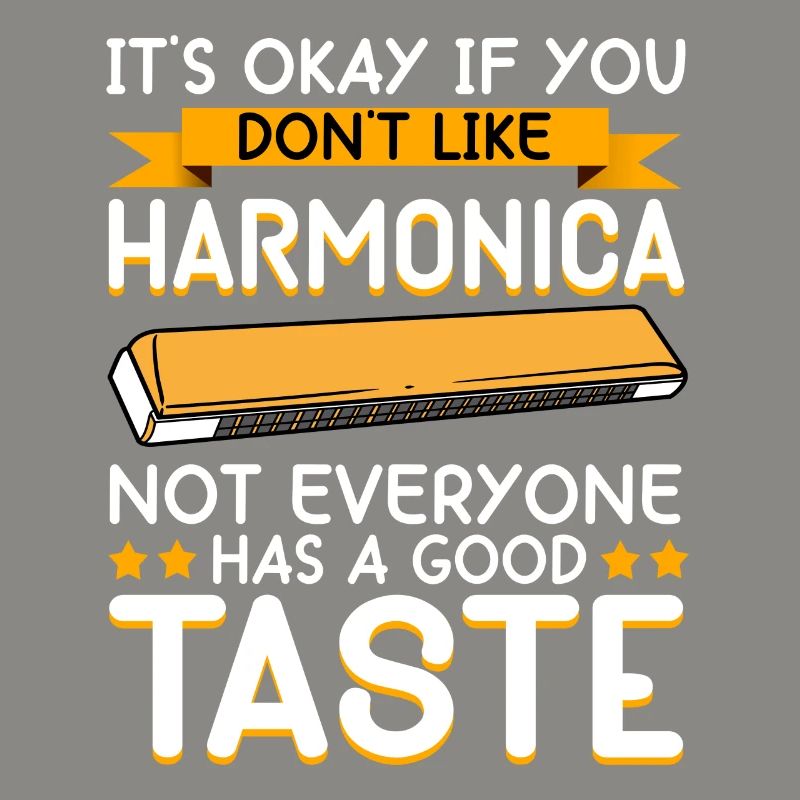 Funny player Harmonica player